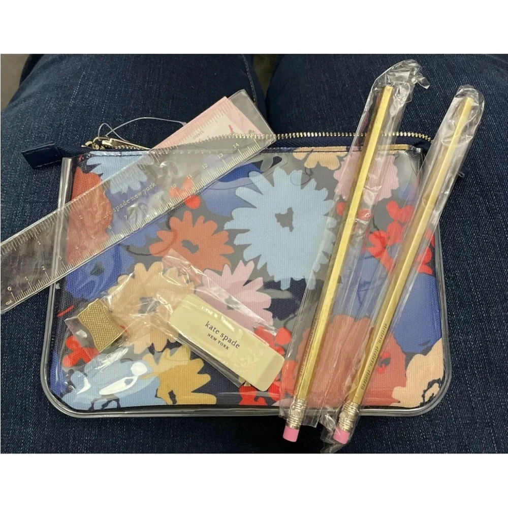 NWT Kate Spade Swing Flora Pencil Pouch